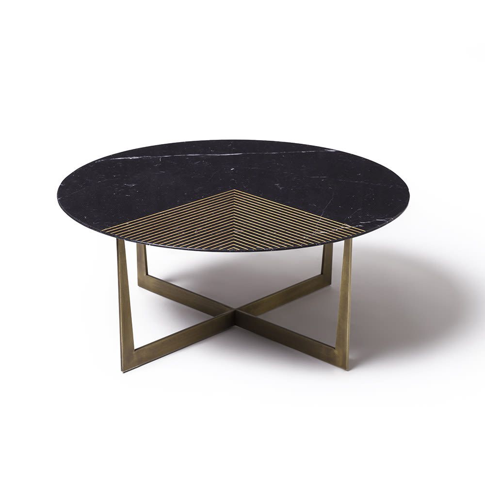 Tables basses - TABLE BASSE GOLD RADIUS - TONICIE'S