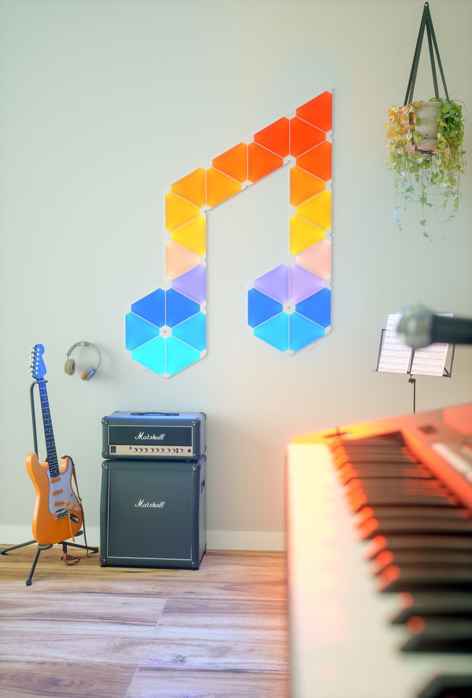 Autres décorations murales - Nanoleaf Light Panels Rhythm Edition - NANOLEAF