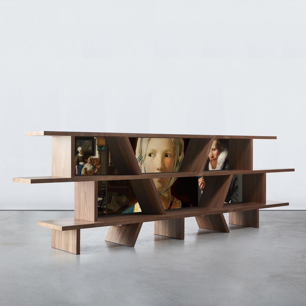 Console table - Konsol walnut - ARCHIKONSOL