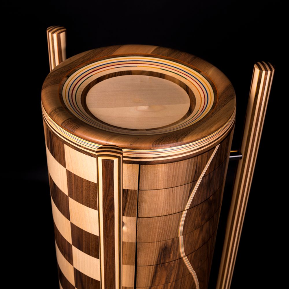 Commodes - COMMODE CYLINDRIQUE "ARIANE" - ATELIER DANIEL PELEGRIN