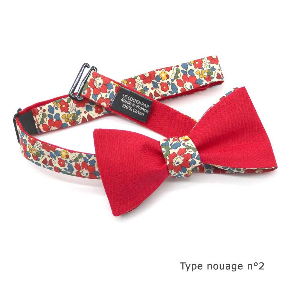 Apparel - FLORAL BOW TIE LIBERTY BETSY ANN B - LE COQ EN PAP'