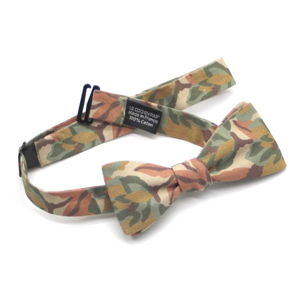 Prêt-à-porter - NOEUD PAPILLON FLEURI CAMO FLOWER - LE COQ EN PAP'