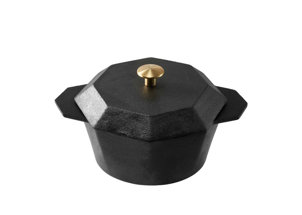 Objets design - Original Pot 8.3 inch fait tout  [Pre-Seasoned Cast Iron]  - MOMMY'S POT