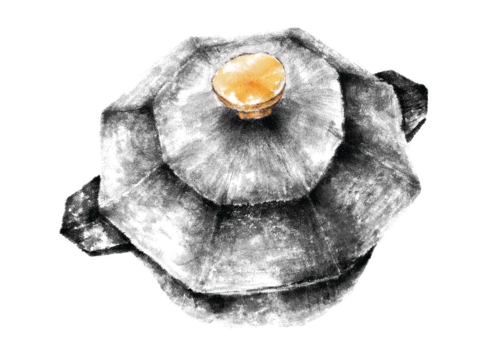 Objets design - Original Pot 8.3 inch fait tout  [Pre-Seasoned Cast Iron]  - MOMMY'S POT