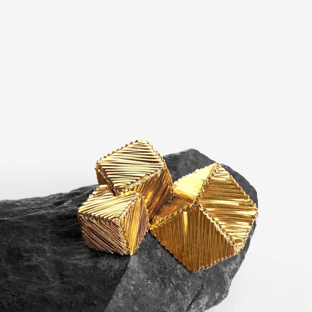 Decorative objects - Golden Pyrite - Home Jewelry - DRAGONFLY