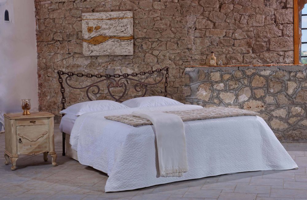 Lits - Iron Bed industrial style - Model Galini - VOLCANO - HANDMADE IRON BEDS