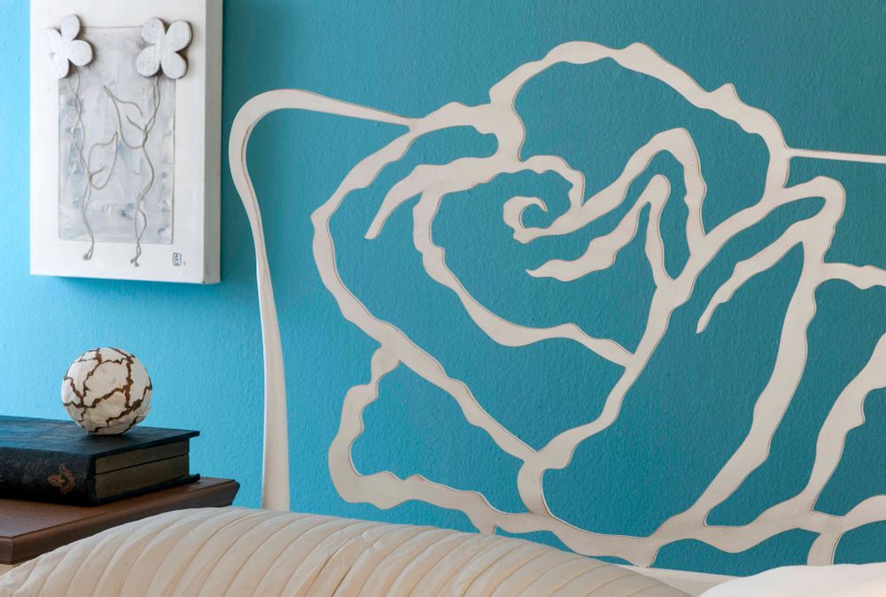 Artistic hardware - Arty style Handmade iron bed - Model Rose - VOLCANO - HANDMADE IRON BEDS