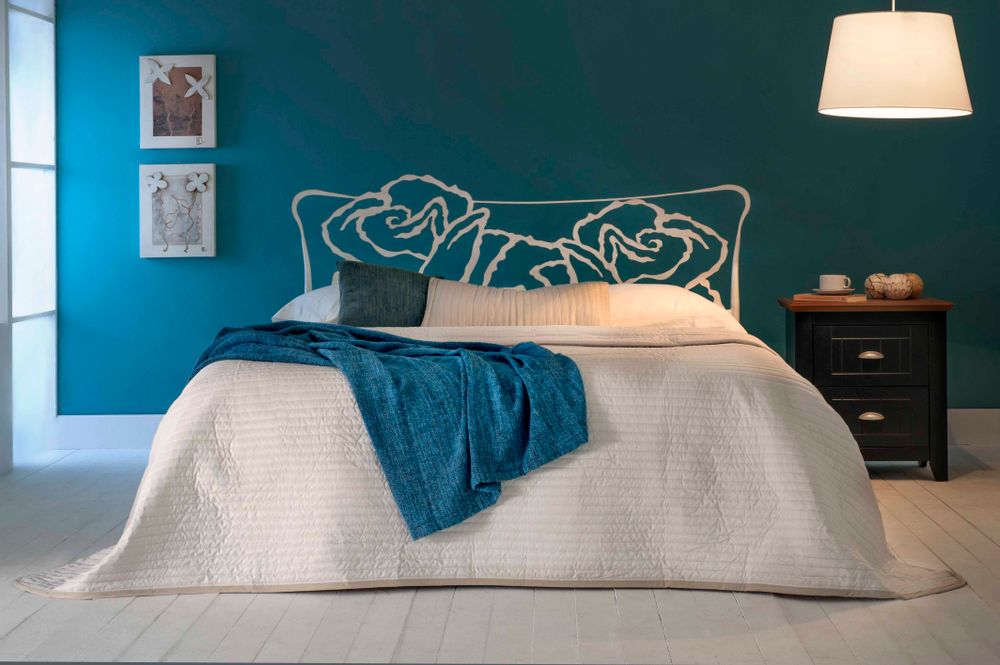 Artistic hardware - Arty style Handmade iron bed - Model Rose - VOLCANO - HANDMADE IRON BEDS