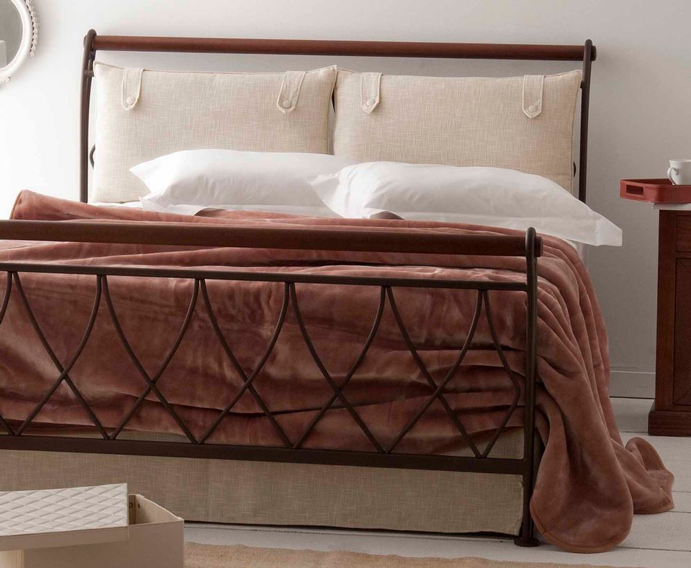 Artistic hardware - Modern style Handmade iron bed - Model Elina - VOLCANO - HANDMADE IRON BEDS