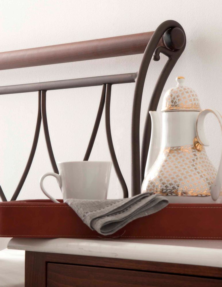 Artistic hardware - Modern style Handmade iron bed - Model Elina - VOLCANO - HANDMADE IRON BEDS