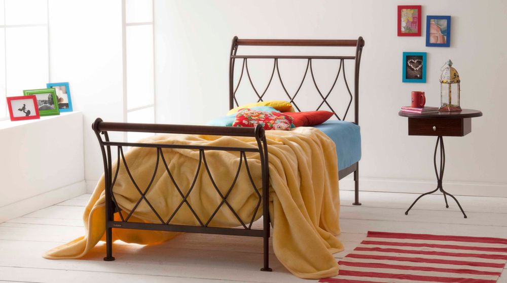 Artistic hardware - Modern style Handmade iron bed - Model Elina - VOLCANO - HANDMADE IRON BEDS