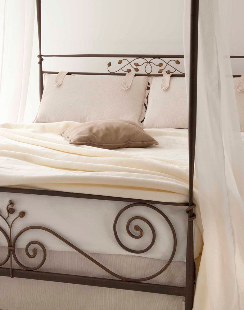 Quincaillerie d'art - in timeless form Handmade iron bed - Model Nefely Sky - VOLCANO - HANDMADE IRON BEDS