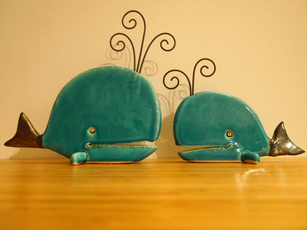Sculptures, statuettes and miniatures - Ceramic Animals - BLEU CALADE