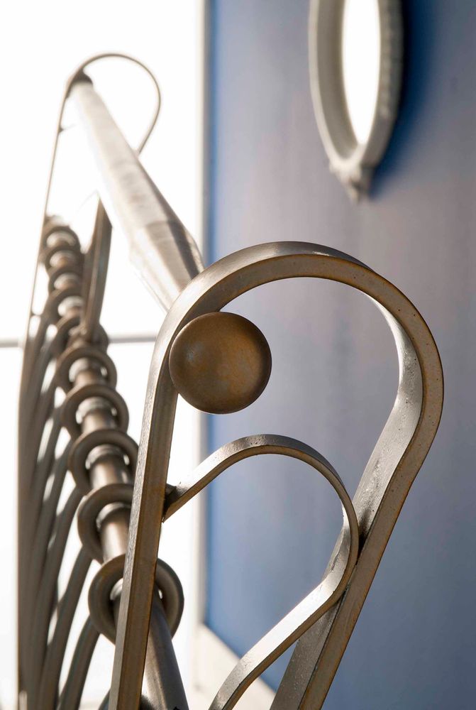 Quincaillerie d'art - Lit en fer fait main classique - Modèle Victoria - VOLCANO - HANDMADE IRON BEDS
