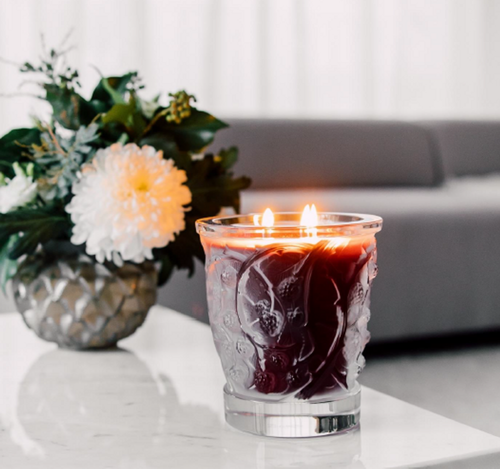 Decorative objects - ÉPINES - CRYSTAL SCENTED CANDLE - LALIQUE VOYAGE DE PARFUMEUR