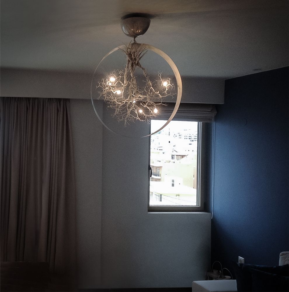 Hanging lights - Roots in Circle Large - F+M FOS