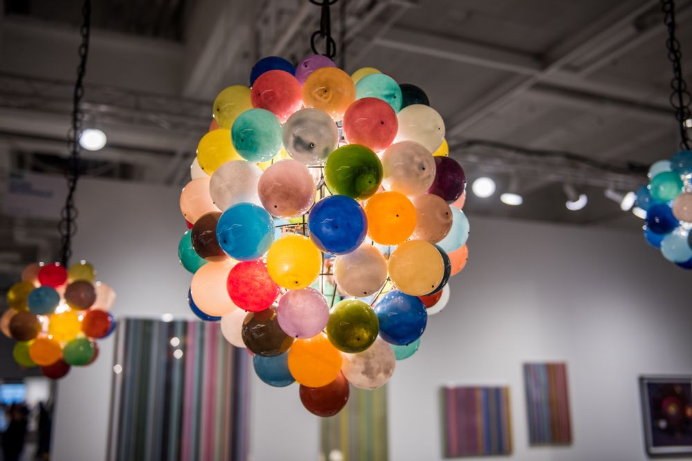 Art glass - Balloons (Chandelier) - 365 A DAY IN JAPAN