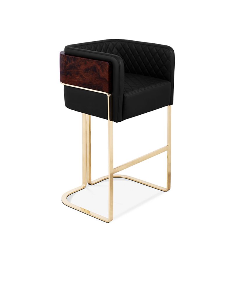 Stools - NURA BAR CHAIR - LUXXU