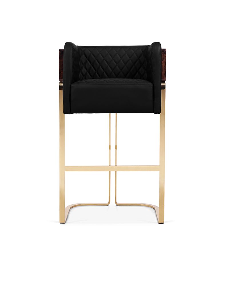 Stools - NURA BAR CHAIR - LUXXU