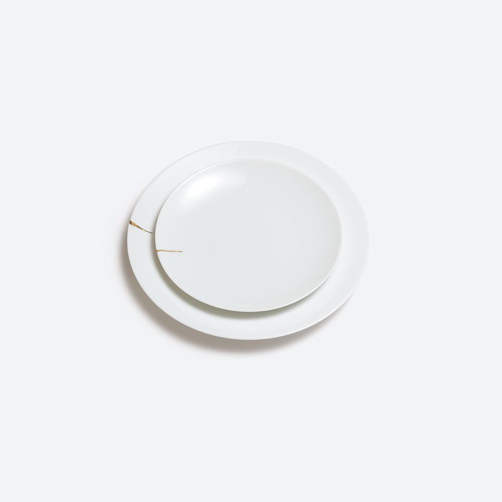 Decorative objects - Kintsugi Charentais (Charente Kintsugi) - Serving Plate - DRAGONFLY