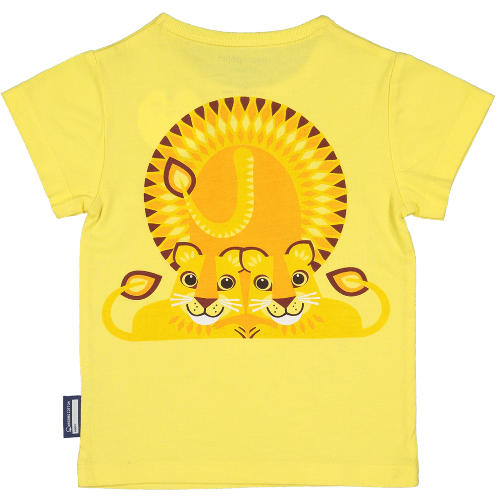 Prêt-à-porter - T shirt manches courtes Lion imprimé recto verso - COQ EN PATE