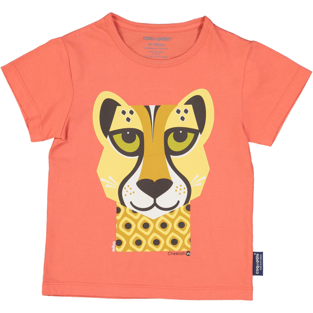 Prêt-à-porter - T shirt manches courtes Lion imprimé recto verso - COQ EN PATE