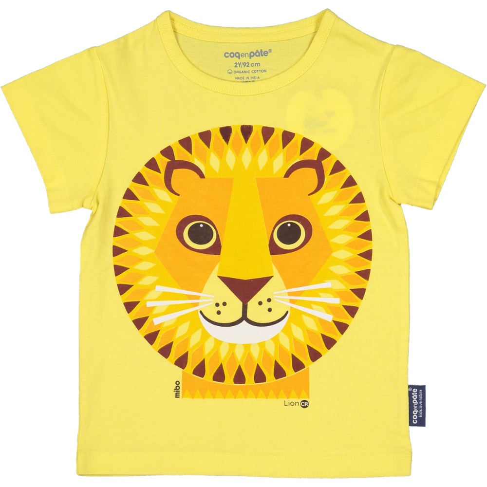 Prêt-à-porter - T shirt manches courtes Lion imprimé recto verso - COQ EN PATE