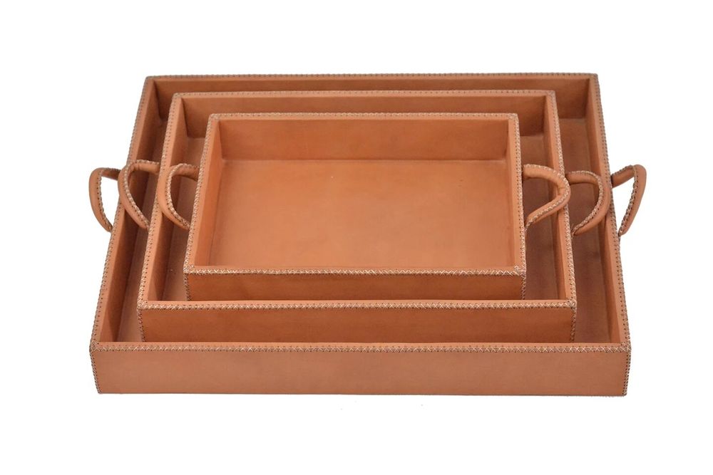 Office desks - Nest 3 trays with handles - SOL & LUNA