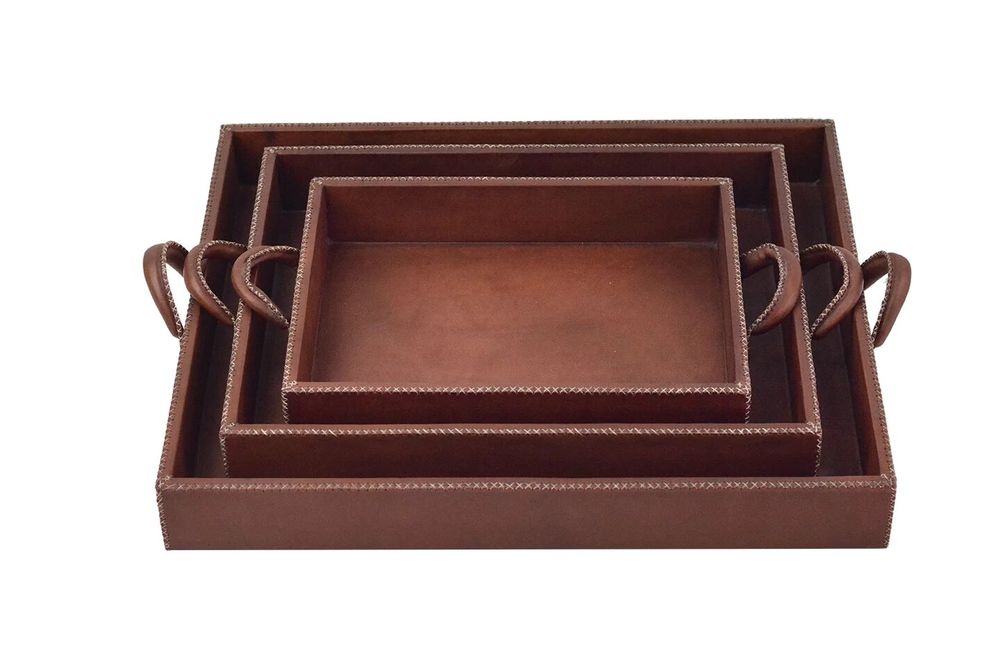 Office desks - Nest 3 trays with handles - SOL & LUNA