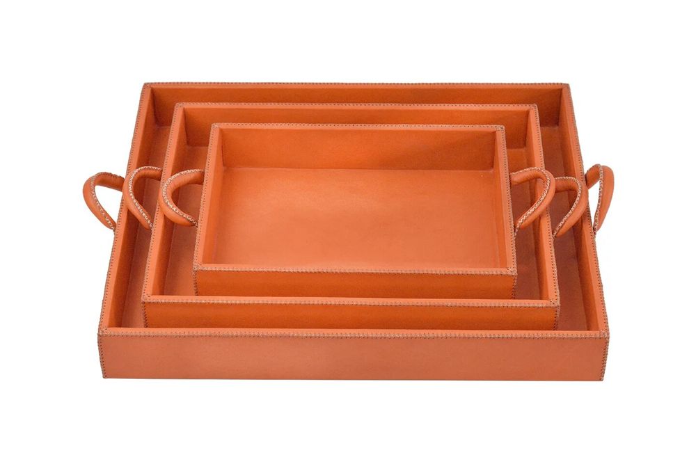 Office desks - Nest 3 trays with handles - SOL & LUNA