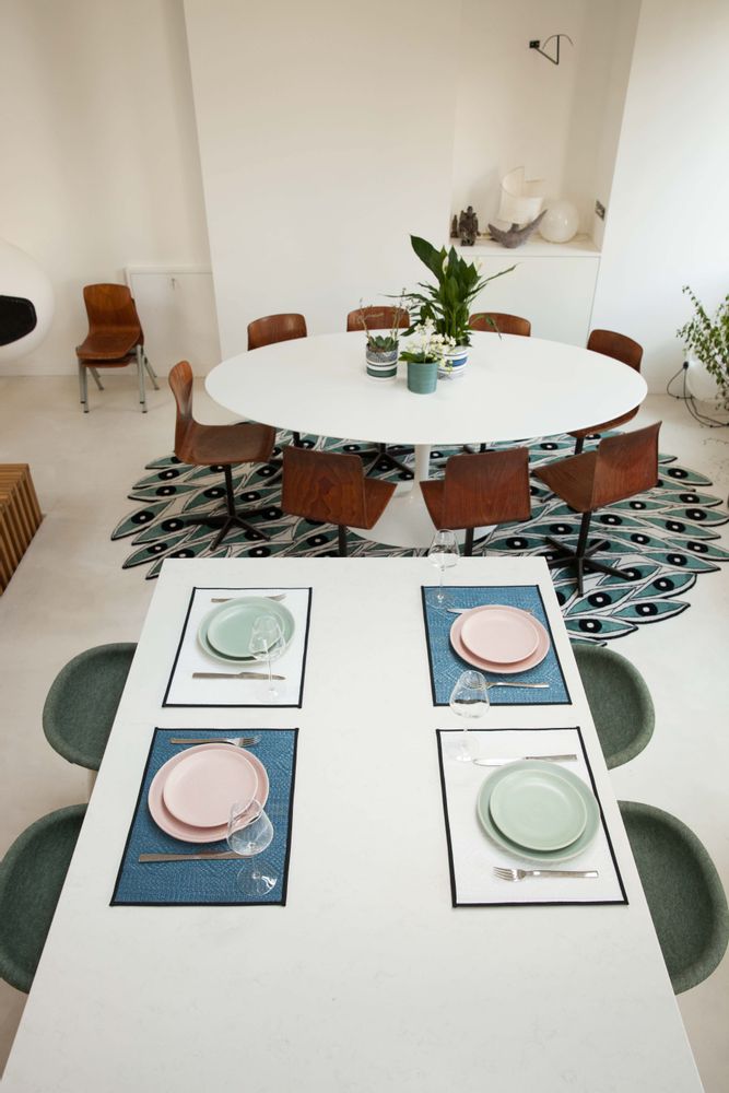 Coussins textile - TRANSATS, COUSSINS, SET DE TABLE INDOOR & OUTDOOR EN FIBRE TRESSÉE RECYCLÉE - ALMADIE