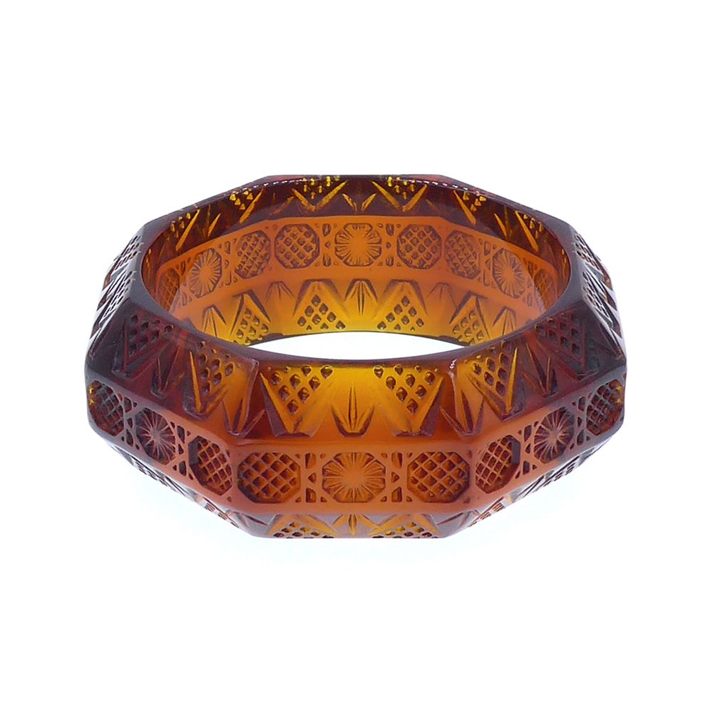 Jewelry - Etched Octagon Bangle - DOUGLASPOON