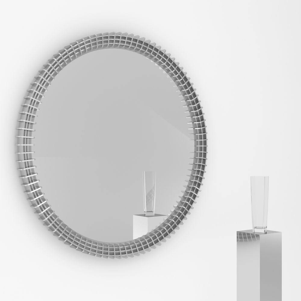 Mirrors - HRP FURNITURE STAINLESS STEEL MODERN DECORATIN MIRROR - METAL MUHENDISLIK