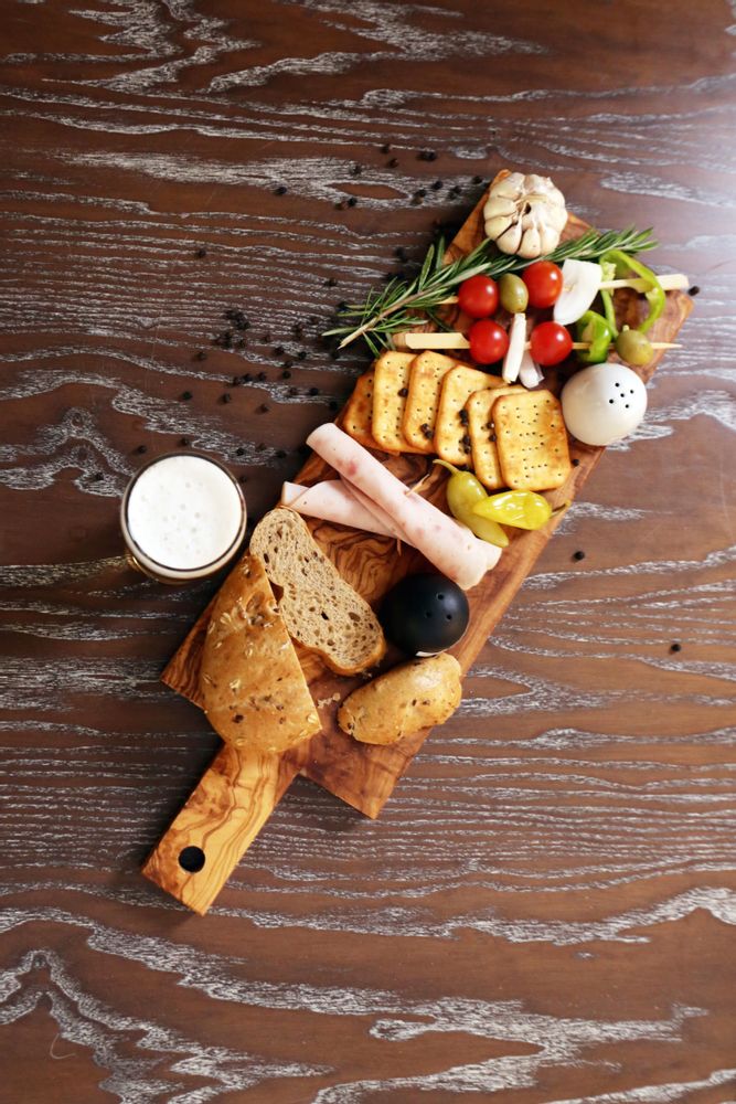 Assiettes de réception - Bois d'oliviers - ART'MONIE