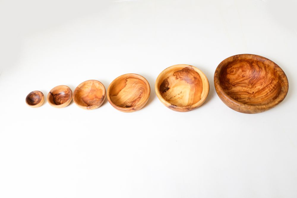 Assiettes de réception - Bois d'oliviers - ART'MONIE