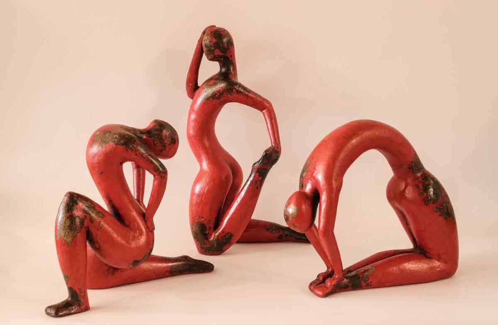 Decorative objects - Statue for indoor decoration Mona Yoga - AMADERA