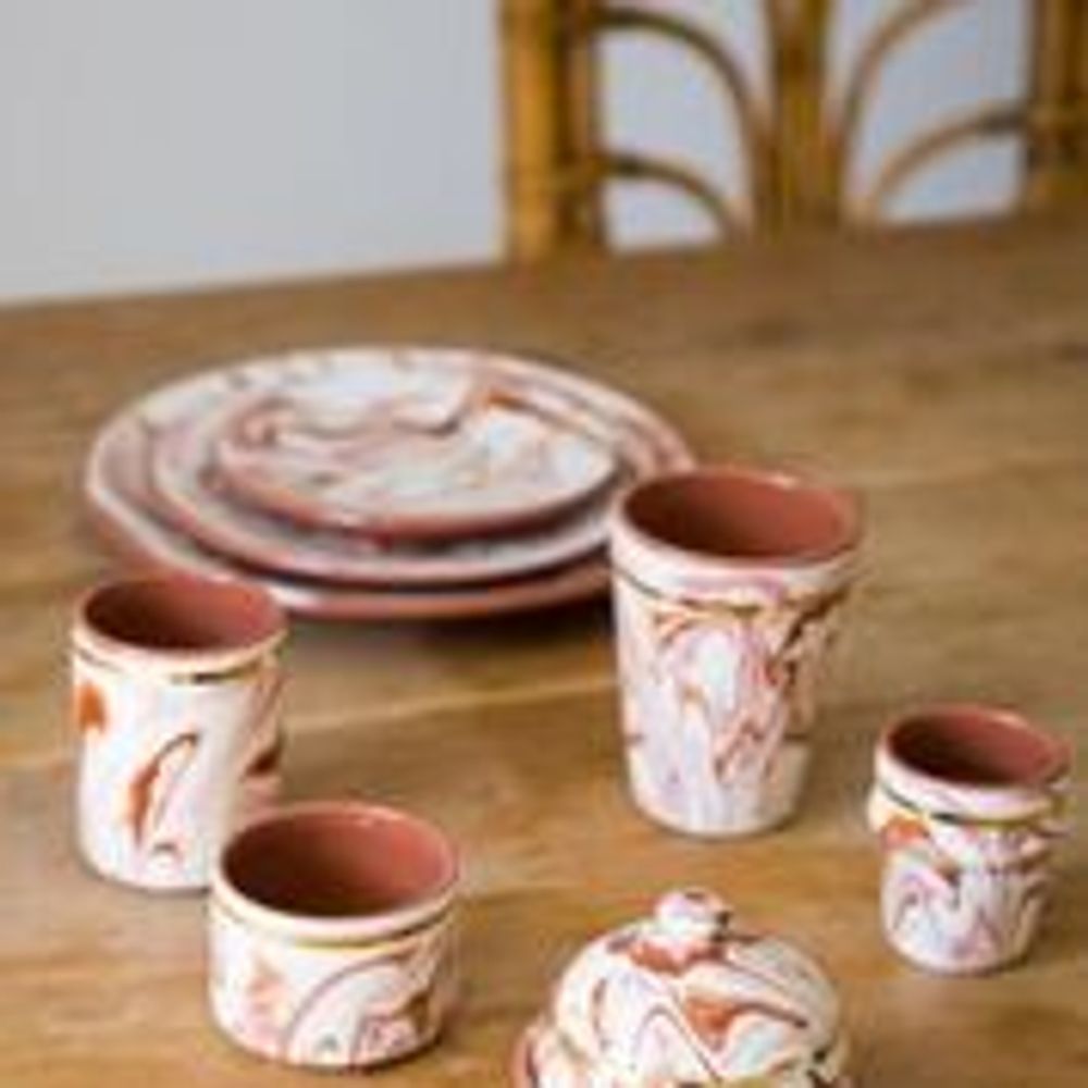 Assiettes au quotidien - COLLECTION POTERIE TOURBILLON - CHABI CHIC