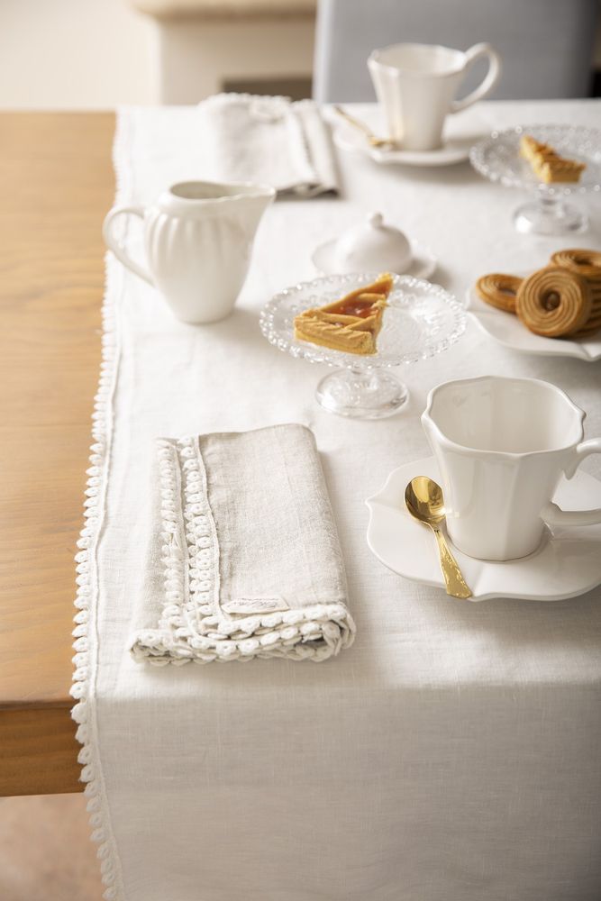 Linge de table textile - Chemin de table, nappe, made in Italy - CHEZ MOI ITALIA