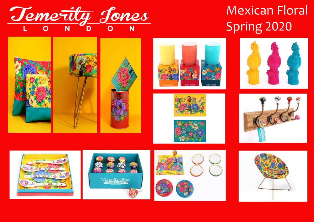 Cadeaux - Gammes Fougeres + Floral Mexicain - TEMERITY JONES