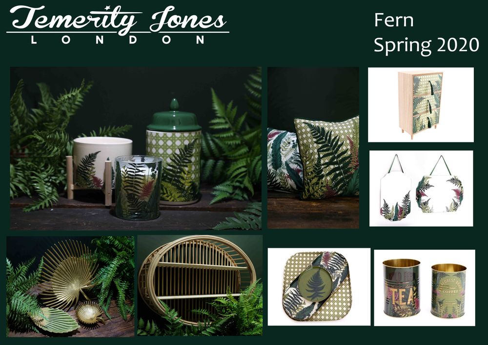 Cadeaux - Gammes Fougeres + Floral Mexicain - TEMERITY JONES