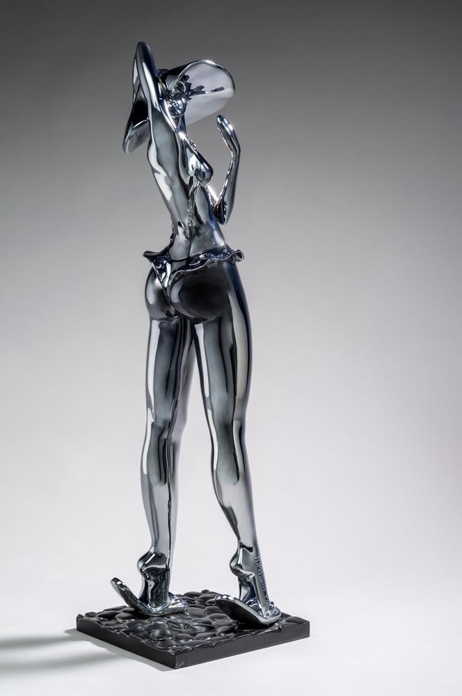 Sculptures, statuettes et miniatures - BIKINI Sculpture Résine et Bronze - ABRAHAM SCULPTEUR PARIS