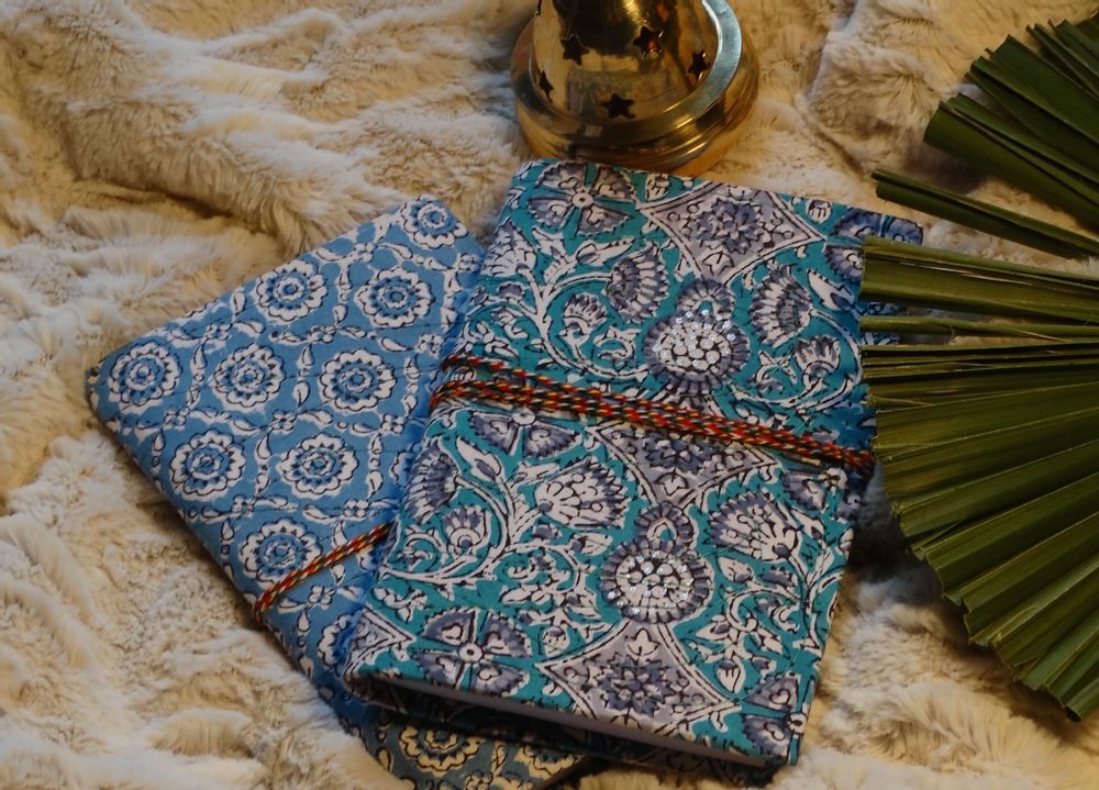 Stationery - Handmade writing notebook, recycled paper - PECHAAN