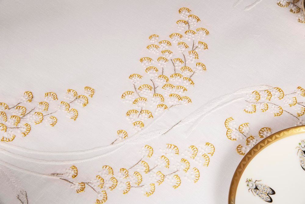 Table linen - PLUMETIS TABLECLOTH - RENAISSANCE