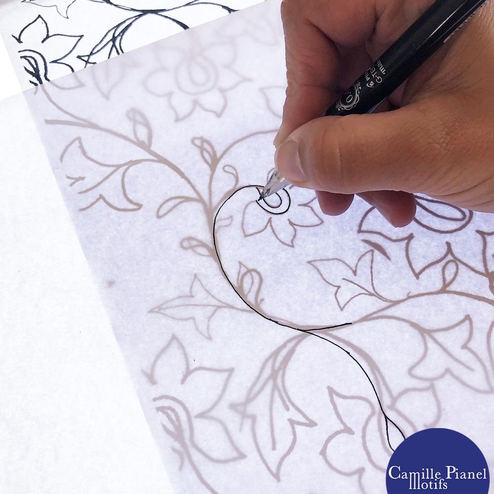 Papiers peints - Papier peint unique, sur mesure & personnalisable - CAMILLE PIANEL MOTIFS
