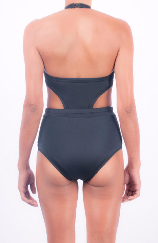 Apparel - Black Olympe One Piece Swimsuit - BLEU DE VOUS
