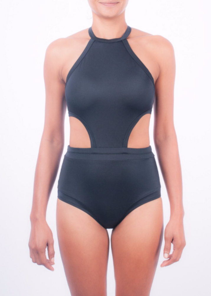 Apparel - Black Olympe One Piece Swimsuit - BLEU DE VOUS