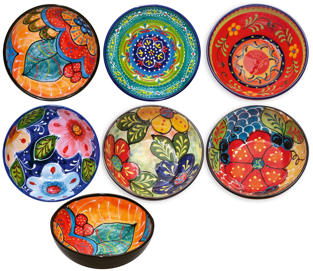 Platter and bowls - LINEA FUSION - CERAMICA DEL RIO SALADO