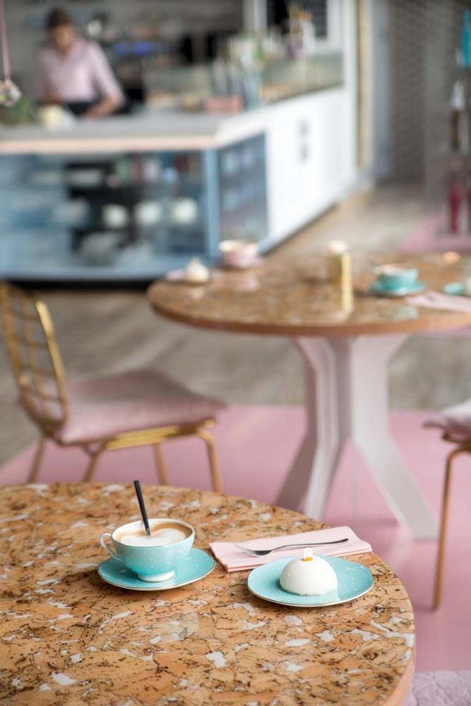 Dining Tables - Cork Decor White - MIGALOO HOME