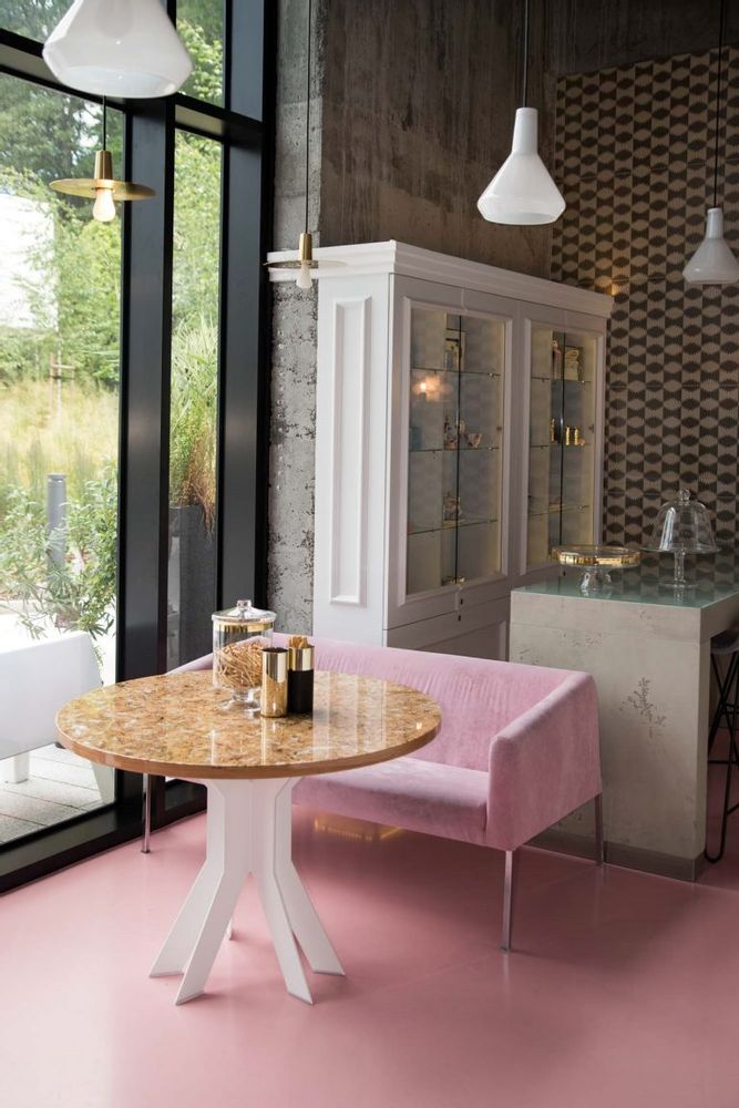 Dining Tables - Cork Decor White - MIGALOO HOME