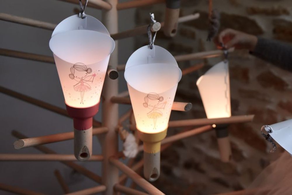Objets de décoration - Lampe Nomade "Passe-Partout" Petite fée étoilée - MAISON POLOCHON